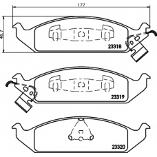 8DB 355 013-281 HELLA PAGID Комплект тормозных колодок, дисковый тормоз