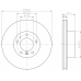 MDC477 MINTEX Тормозной диск