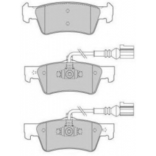 FBP-1552 FREMAX Комплект тормозных колодок, дисковый тормоз