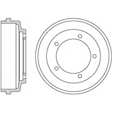 VBD677 MOTAQUIP Тормозной барабан