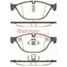 1414.00 METZGER Комплект тормозных колодок, дисковый тормоз