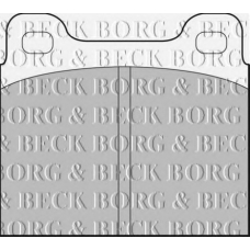 BBP1210 BORG & BECK Комплект тормозных колодок, дисковый тормоз