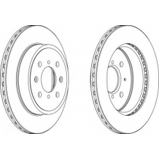 DDF1509 FERODO Тормозной диск