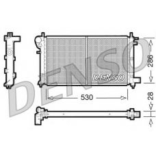 DRM21003 NPS Радиатор, охлаждение двигателя