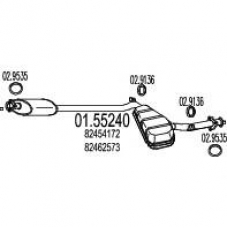 01.55240 MTS Средний глушитель выхлопных газов