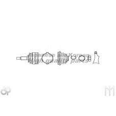 M156-06 ASHUKI Шарнирный комплект, приводной вал