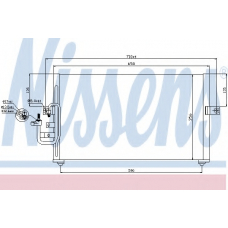 940312 NISSENS Конденсатор, кондиционер