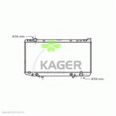 31-2579 KAGER Радиатор, охлаждение двигателя