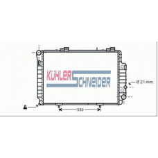 0311501 KUHLER SCHNEIDER Радиатор, охлаждение двигател