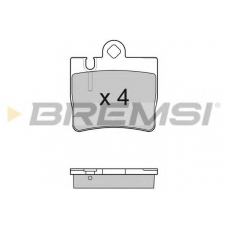 BP2999 BREMSI Комплект тормозных колодок, дисковый тормоз