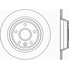 BDR2303.10 OPEN PARTS Тормозной диск