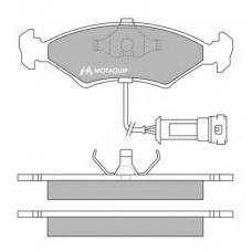 LVXL275 MOTAQUIP Комплект тормозных колодок, дисковый тормоз