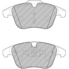 FDB1897 FERODO Комплект тормозных колодок, дисковый тормоз