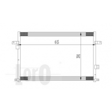 011-016-0003 LORO Конденсатор, кондиционер