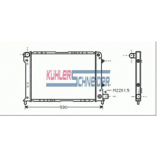 2102501 KUHLER SCHNEIDER Радиатор, охлаждение двигател