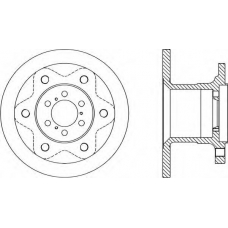 BDR1143.10 OPEN PARTS Тормозной диск