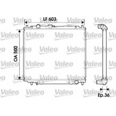 734147 VALEO Радиатор, охлаждение двигателя