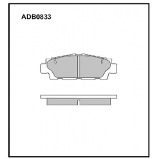 ADB0833 Allied Nippon Тормозные колодки