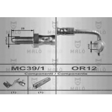 8557 Malo Тормозной шланг