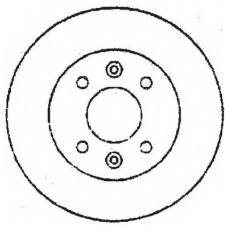 561345BC BENDIX Тормозной диск