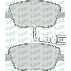 05P973 LPR Комплект тормозных колодок, дисковый тормоз