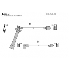 T423B TESLA Комплект проводов зажигания
