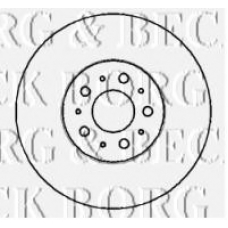 BBD4389 BORG & BECK Тормозной диск