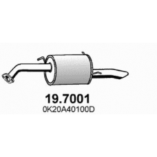 19.7001 ASSO Глушитель выхлопных газов конечный