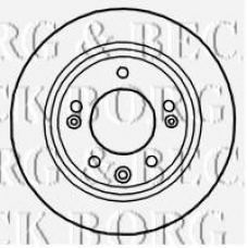 BBD4699 BORG & BECK Тормозной диск