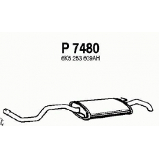 P7480 FENNO Глушитель выхлопных газов конечный