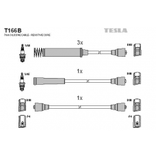 T166B TESLA Комплект проводов зажигания