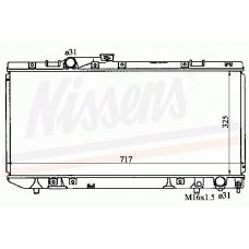 64776 NISSENS Радиатор, охлаждение двигателя