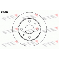 BS5205 FTE Тормозной диск