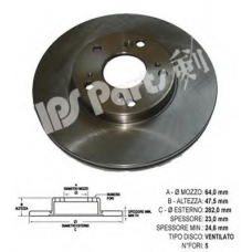 IBT-1486 IPS Parts Тормозной диск