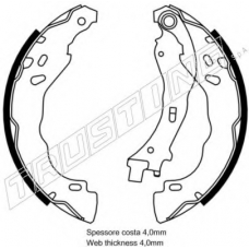 022.037 TRUSTING Комплект тормозных колодок