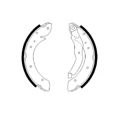 0 986 487 327 BOSCH Комплект тормозных колодок