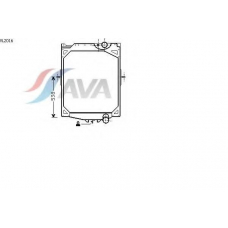 VL2016 AVA Радиатор, охлаждение двигателя