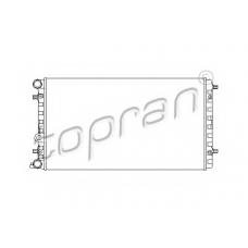 112 329 TOPRAN Радиатор, охлаждение двигателя