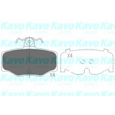 KBP-6511 KAVO PARTS Комплект тормозных колодок, дисковый тормоз