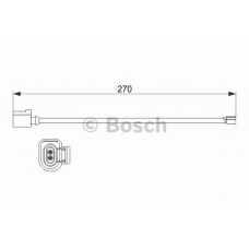 1 987 473 526 BOSCH Сигнализатор, износ тормозных колодок