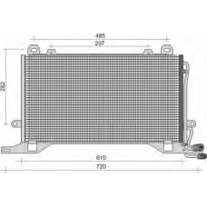 350203495000 MAGNETI MARELLI Конденсатор, кондиционер