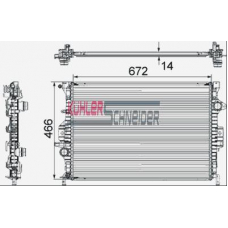 1800971 KUHLER SCHNEIDER Радиатор, охлаждение двигател