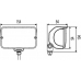 1GA 998 522-011 HELLA Фара рабочего освещения; Фара рабочего освещения