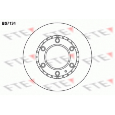 BS7134 FTE Тормозной диск