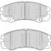 FD6986A NECTO Комплект тормозных колодок, дисковый тормоз