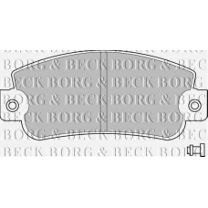 BBP1094 BORG & BECK Комплект тормозных колодок, дисковый тормоз