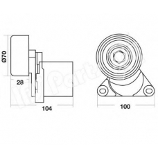 ITB-6H27 IPS Parts Устройство для натяжения ремня, ремень грм