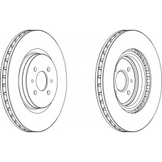 DDF1002-1 FERODO Тормозной диск