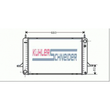 1804801 KUHLER SCHNEIDER Радиатор, охлаждение двигател