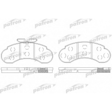 PBP941 PATRON Комплект тормозных колодок, дисковый тормоз